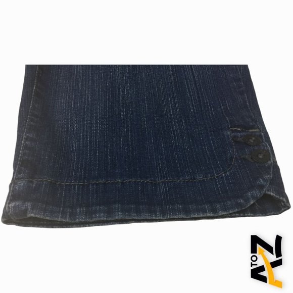 Levis 512 Perfectly Slimming Womens Jeans Capri Size 12 Blue Stretch - Picture 5 of 13